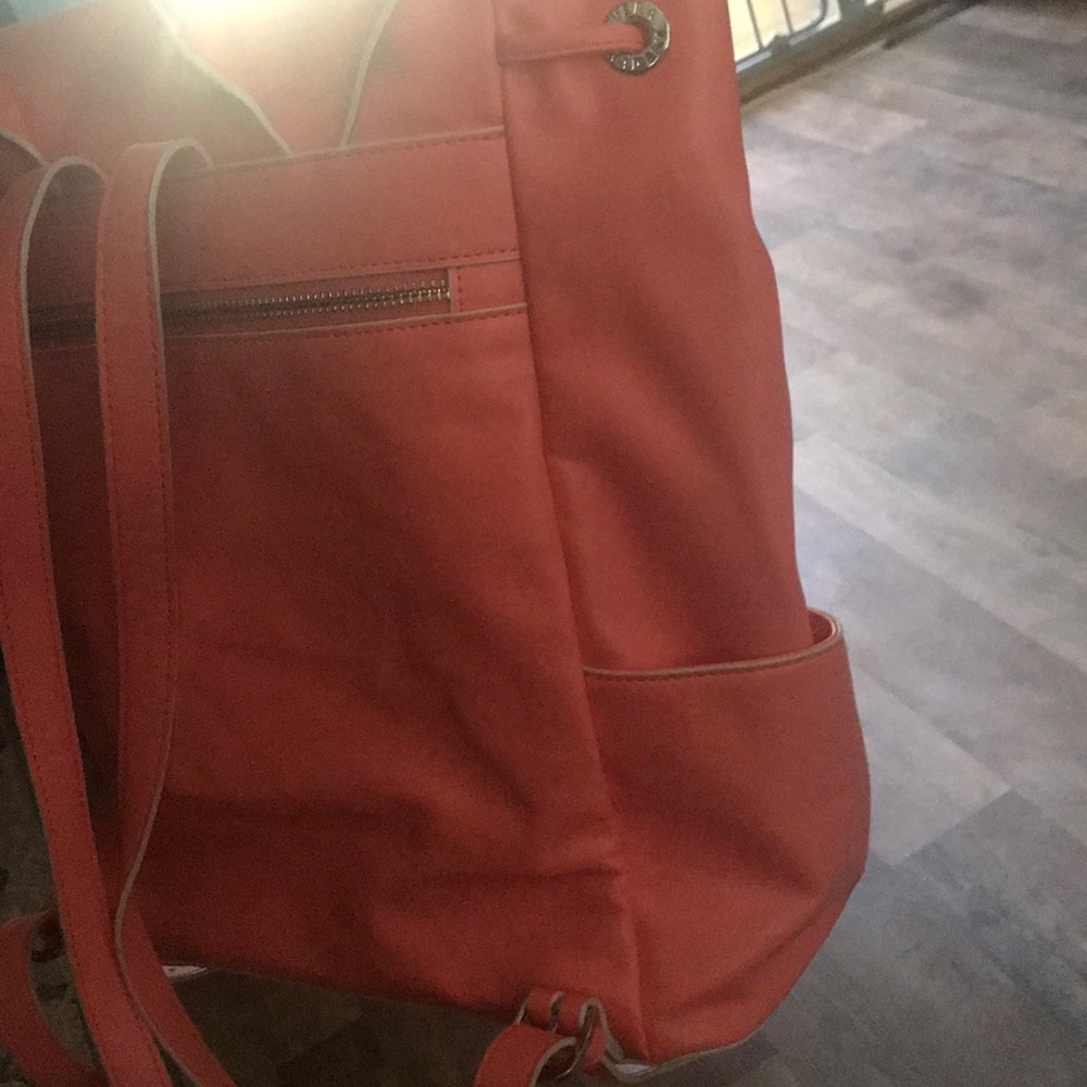 Vera Bradley backpack bag coral color - Picture 8 of 10
